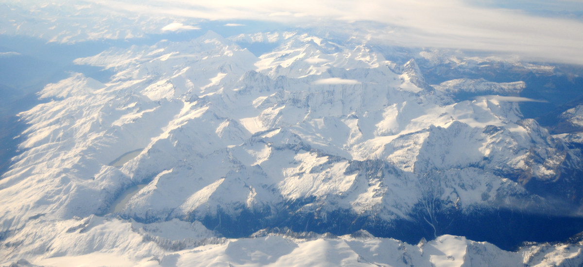 L'' Oberland bernese dall'' alto.